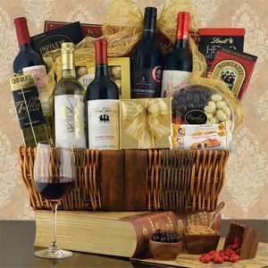 5 Bottle Wine Gift Baskets USA