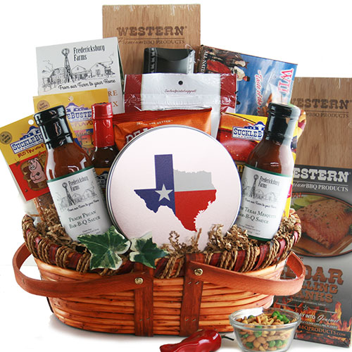 Texas Themed BBQ Gift Basket