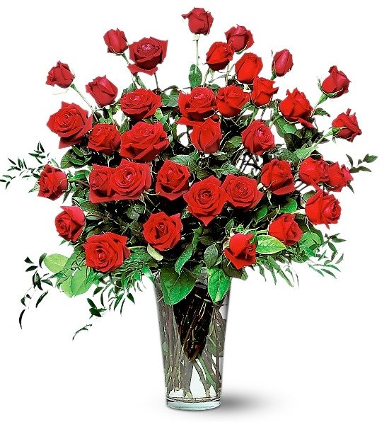 Three Dozen Red Rose Bouquet