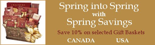 Spring Gift Baskets Savings