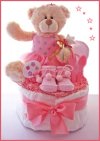Ballerina Superstar Baby Diaper Cake / Gift for HER Gift Basket
