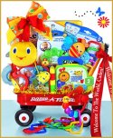 All Baby Einstein Baby Gift Basket / Wagon Gift Basket