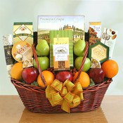 Fruit & Gourmet Extravaganza - Fruit & Gourmet Gift Basket Gift Basket