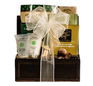 A Chest of Surprises Gift Basket / Keepsake Chest