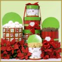 Hope & Joy Christmas Holiday Gift Basket / Gift Tower Gift Basket