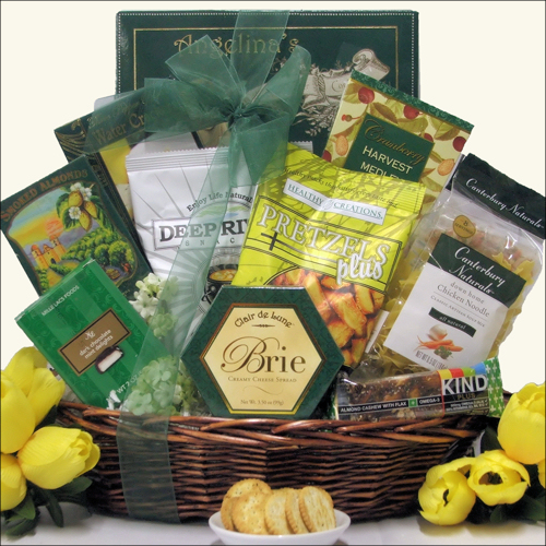 A Great Big Welcome Baby Gift Basket - Girls or Boys Gift Basket