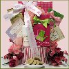 Blissful Bathtimes Spa Retreat Gift Basket - Glycerine Rosewater Gift Basket
