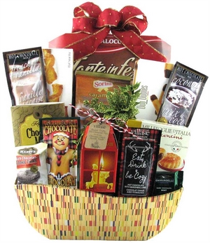 Oh So Hot Chocolate Gourmet Gift Basket Gift Basket