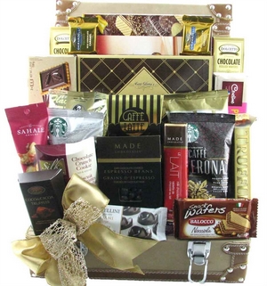 Deluxe-o-rama Coffee Gourmet Gift Basket - FREE SHIPPING CANADA Gift Basket