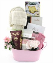Drink For The Cure Breast Cancer Awareness Gift Basket - FREE SHIP CANADA Gift Basket