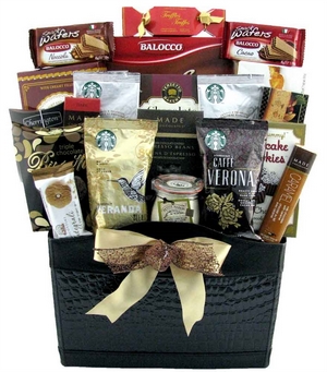 Coffee Extravaganza Gourmet Starbucks Coffee Gift Basket - FREE SHIPPING CANADA Gift Basket