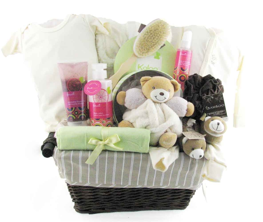 It's All Mommy & Baby Neutral Baby Gift Basket - FREE PERSONALIZATION