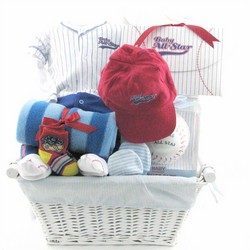 Basketball All-Star In Training Baby Boys Gift Basket - PERSONALIZATION Option Gift Basket