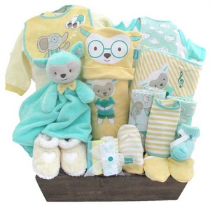 Bath Time Fun Baby Boys Gift Basket - PERSONALIZATION Option Gift Basket