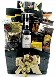 Delightful Dining Wine & Gourmet Gift Basket - Red Porto Gift Basket