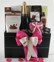 A Perfect Wedding Celebration Champagne Wedding Gift Basket - FREE SHIPPING CANADA Gift Basket