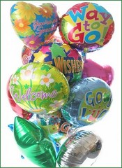 Anniversay Themed Balloons Bouquet - 1 Dozen Balloons Gift Basket