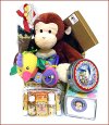 Baby Monkey Business Baby Gift Basket - DELUXE Edition Gift Basket