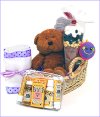 Baby Firsts Baby Gift Basket - Neutral Lavender Baby Gift Basket