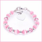 My First Pink Swavorski Crystal Bracelet Gift Basket