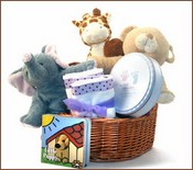 Baby Jungle Animals Baby Gift Basket Gift Basket