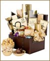 Classic Golden Gourmet Trunked Gift Basket Gift Basket