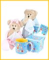 Get Well Beary Soon Get Well Gift Basket - Blue Bear Gift Basket