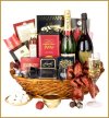 Champagne All Around Deluxe Wine & Gourmet Foods Gift Basket - FREE SHIPPING USA Gift Basket