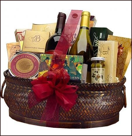 WINE Baskets Delivered Locally Next Day in Canada and USA