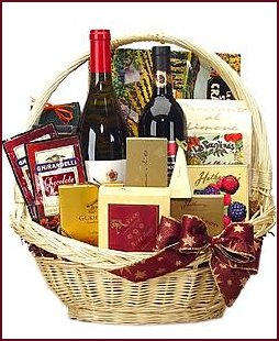 Picture Perfect Wine Feast Gourmet Gift Basket Gift Basket