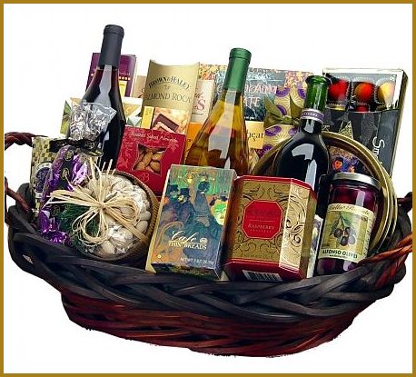 Gourmet Wine Gift Baskets Delivered to Canada