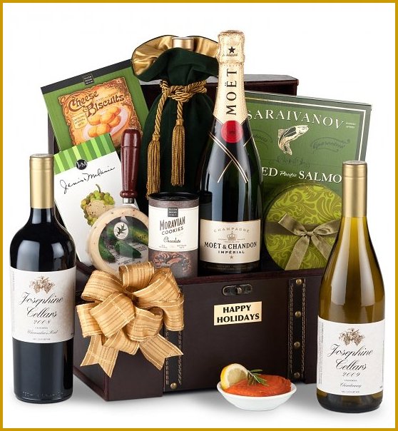 A Big Thank-You 1 Wine & Gourmet Gift Basket - Josephine Cellars California Red