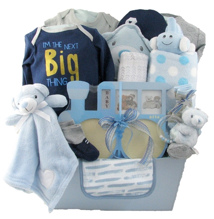Keepsakes for Baby Boy Gift Basket